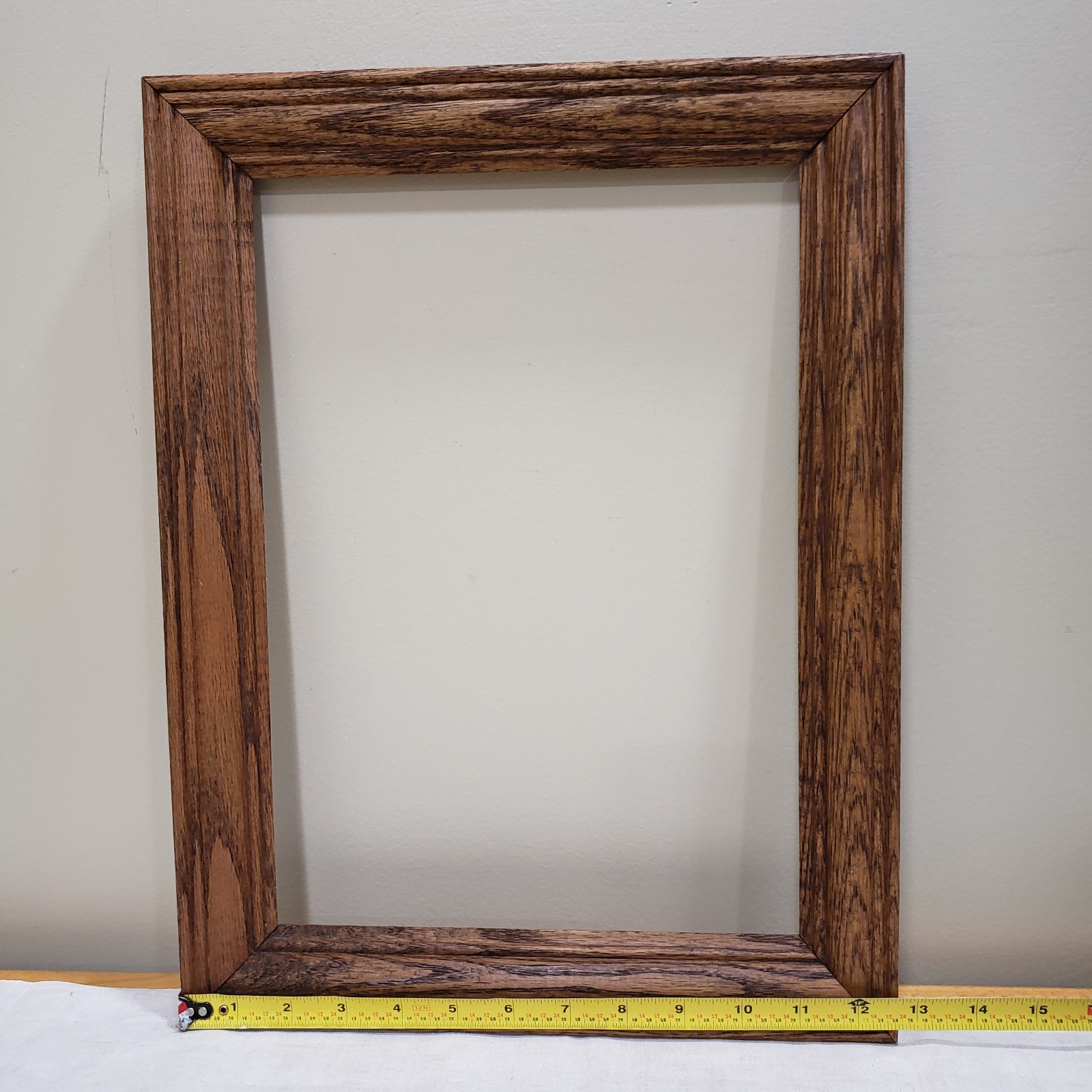 Oak Picture Frame 10×14 Wide Molding Solid Wood Traditional Classic Wall Decor