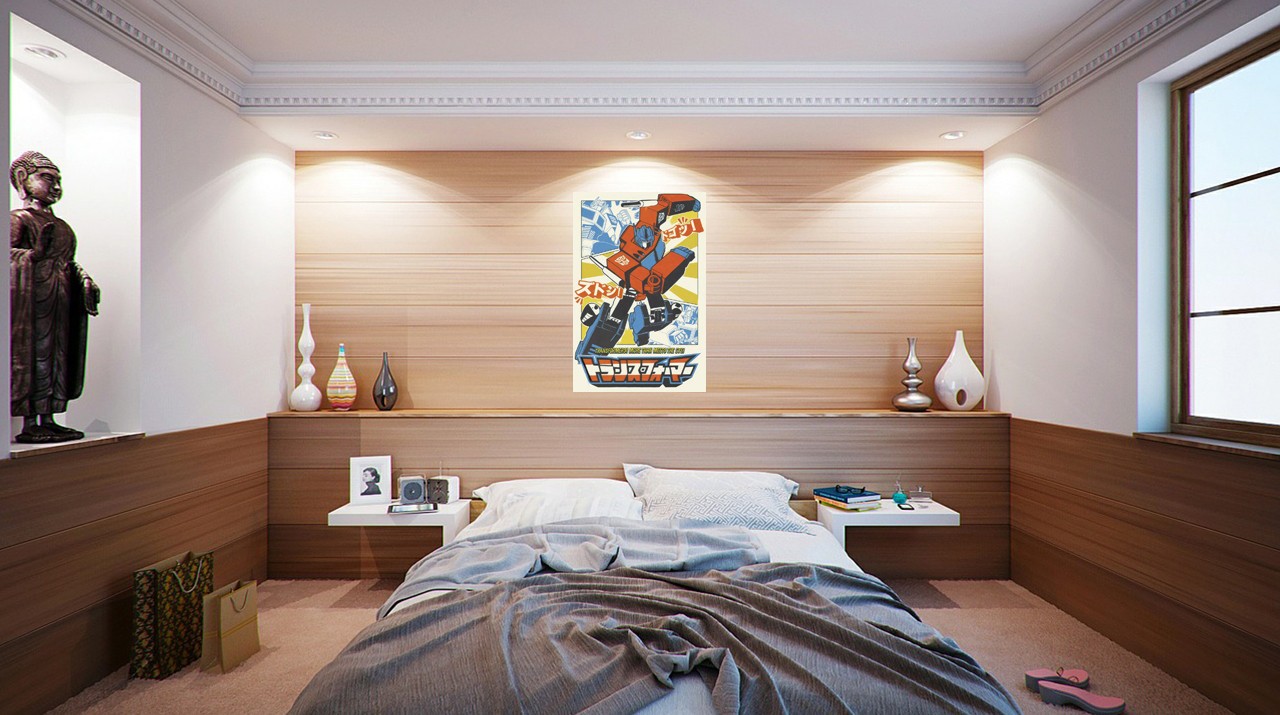 Transformers – TV Show Anime Poster (Optimus Prime – Japanese Manga Design)