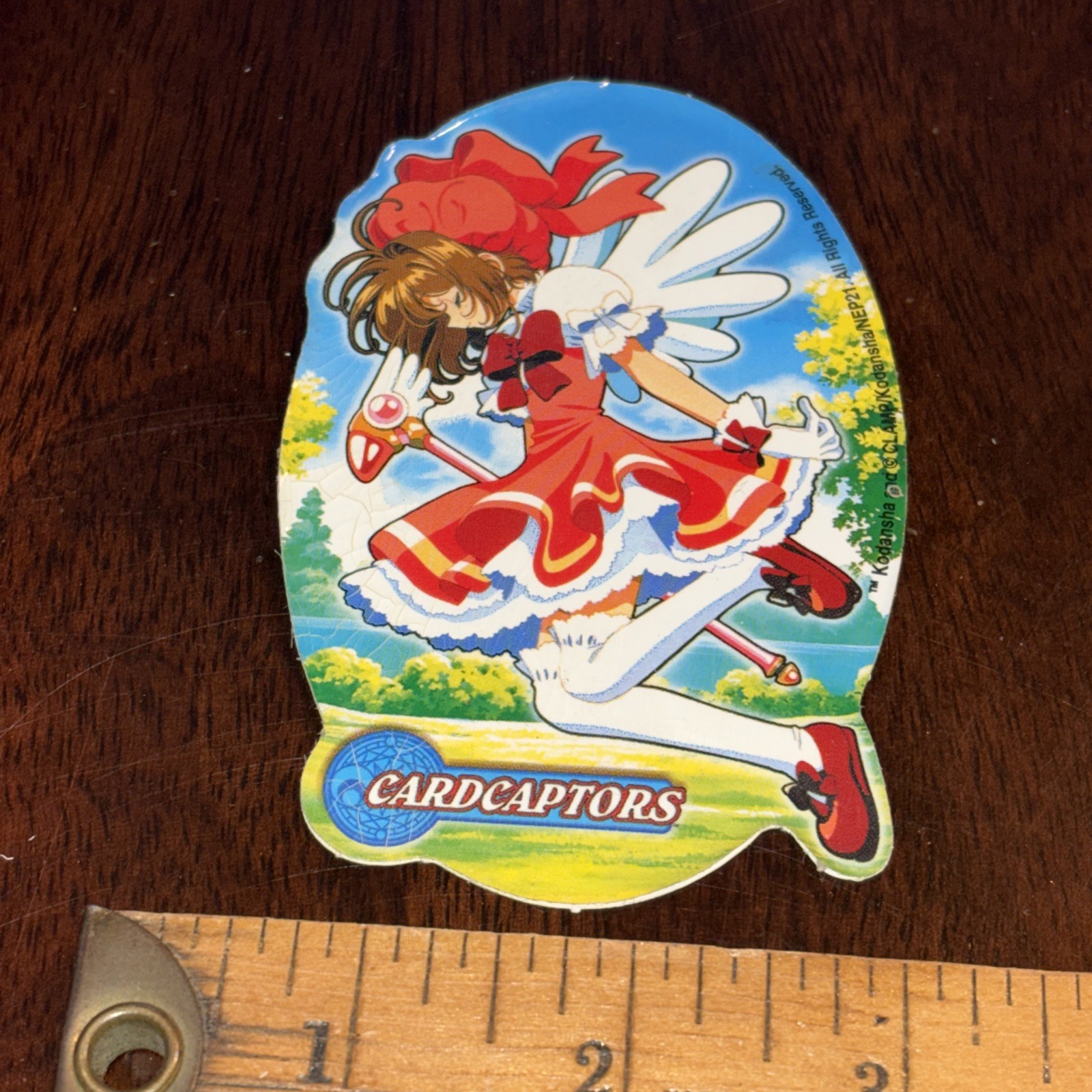 Cardcaptor Sakura Vending Machine Sticker Rare Anime (G). VD2 See Pic For Con