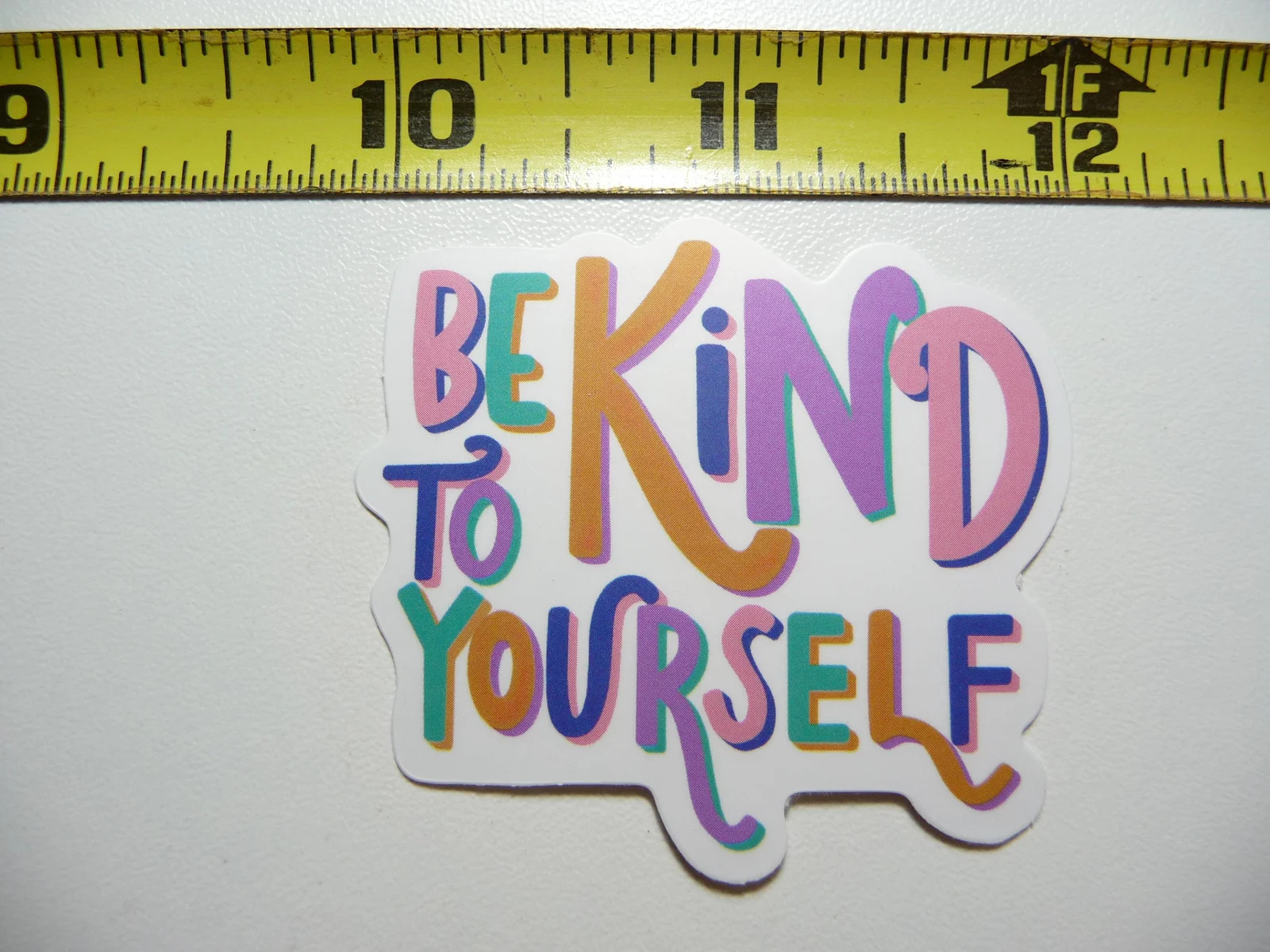 BE KIND TO YOURSELF SMALL STICKER DECAL MOTIVATIONAL POSITIVE ATTITUDE MOTIVATE