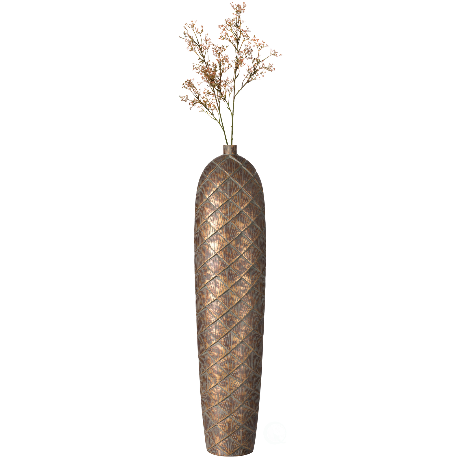 New 37 Inch Tall Cylinder Antique Style Designed Floor Vase for any Room