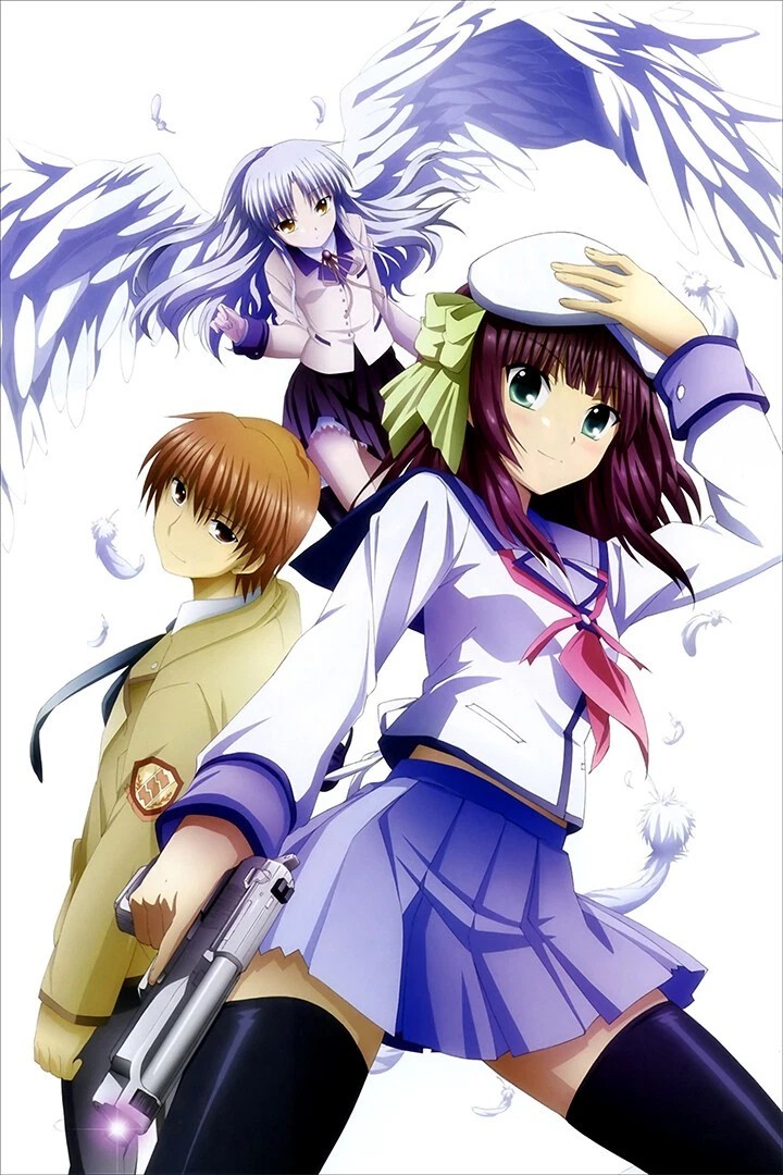 Angel Beats Anime GLOSSY Poster print 16″x24″ HOME wall art DECOR