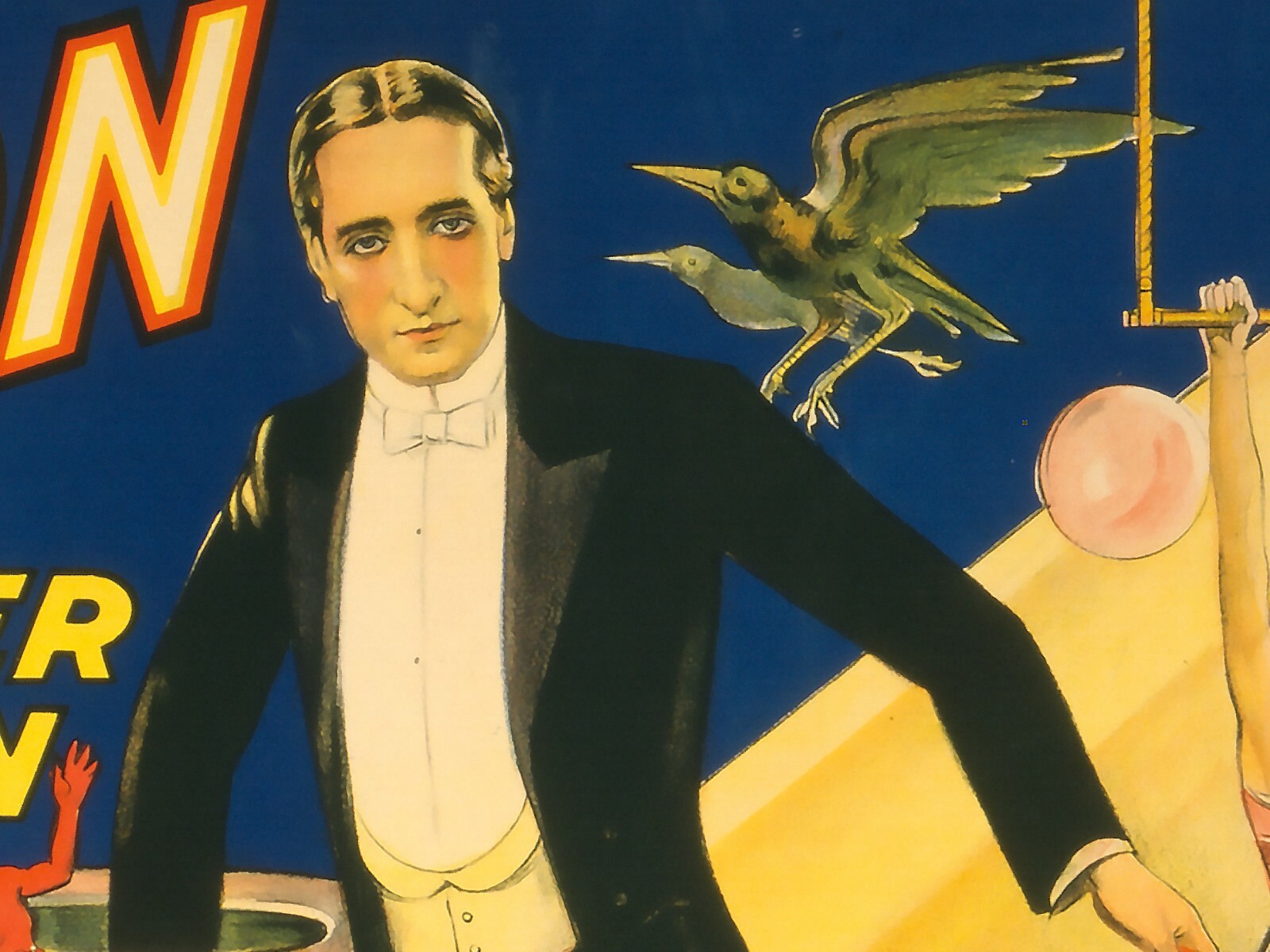 Vintage Style Magic POSTER! (up to 24″ x 36″) – Howard Thurston – Card Tricks
