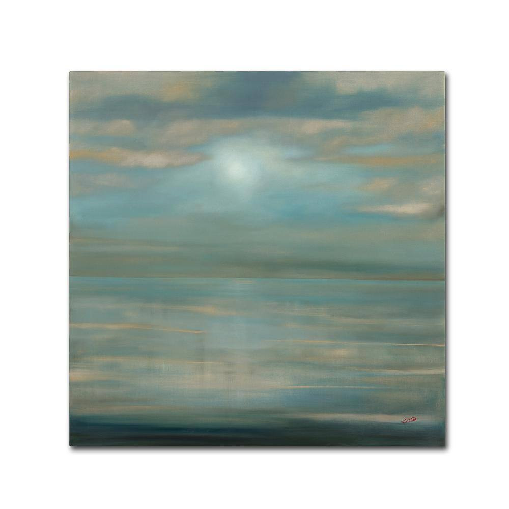 35 In. X 35 In. “Pacific Ocean” by Rio Printed Canvas Wall Art
