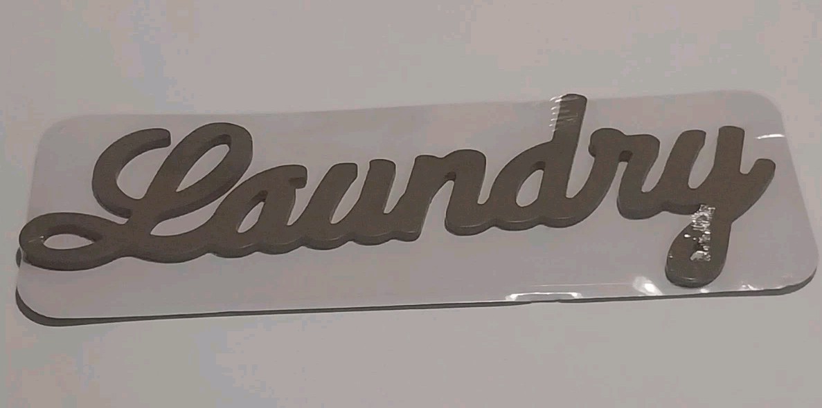 Laundry Room Sign 14″ (Brown)