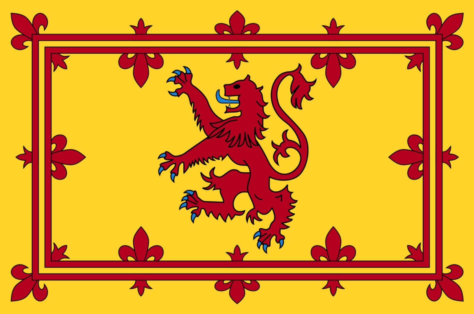 STICKER Scotland flag football boston patriotic “Lion Rampant” vinyl USA