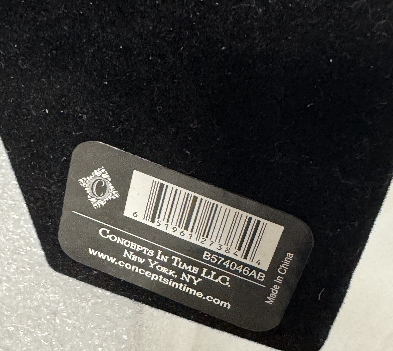 Concepts In Time Picture Frame 4×6 Black Textured See Pictures