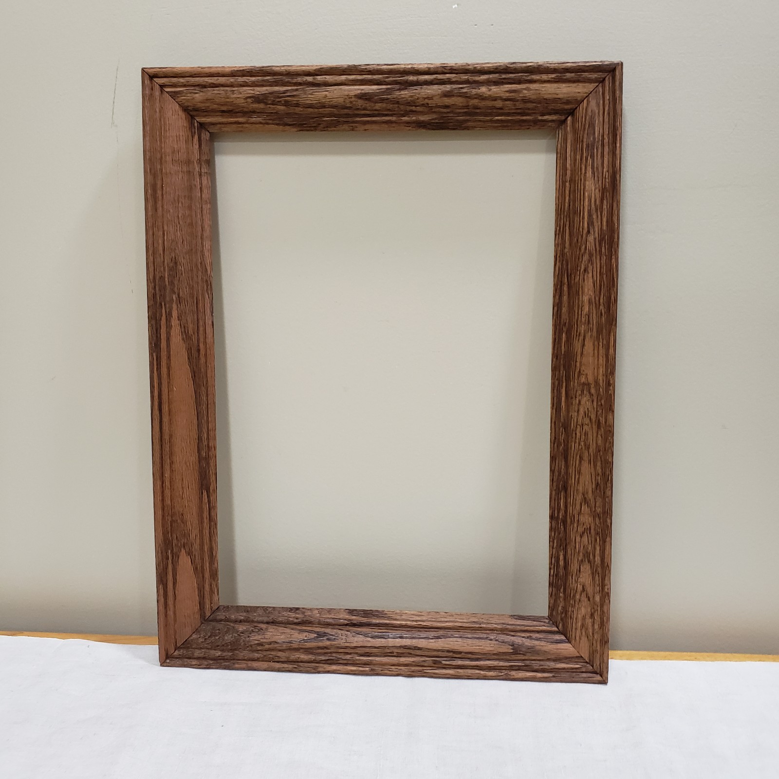 Oak Picture Frame 10×14 Wide Molding Solid Wood Traditional Classic Wall Decor