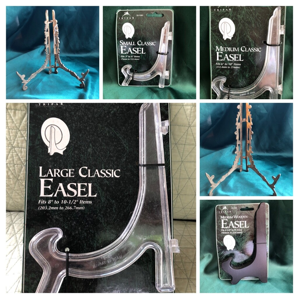 ASSORTED EASEL DISPLAY STANDS – VARIOUS SIZES,ETC – YOU CHOOSE!