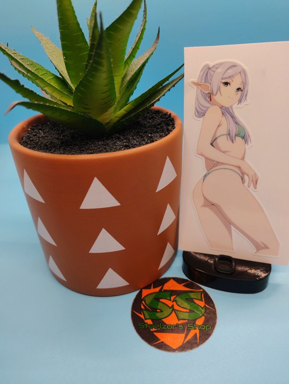 (4.5 Inches) Frieren (Bikini) – Water-Resistant Vinyl Sticker