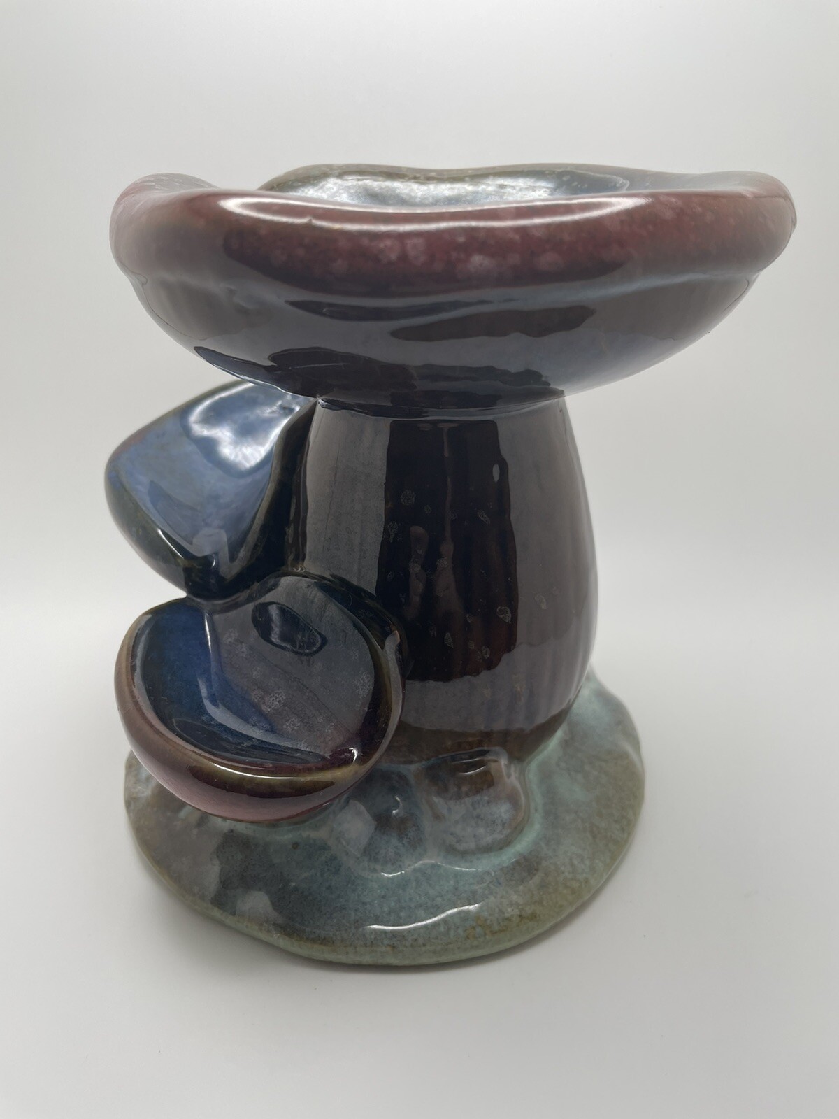 Indoor Tabletop 3-Tier Water Fountain, 6.5” Tall & 6” Length & 6” Base